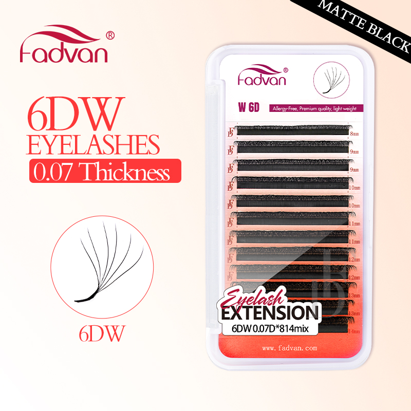 Eyelash Extension For Asian Eyes - FADVAN Real 6D W rzęsy 0,07