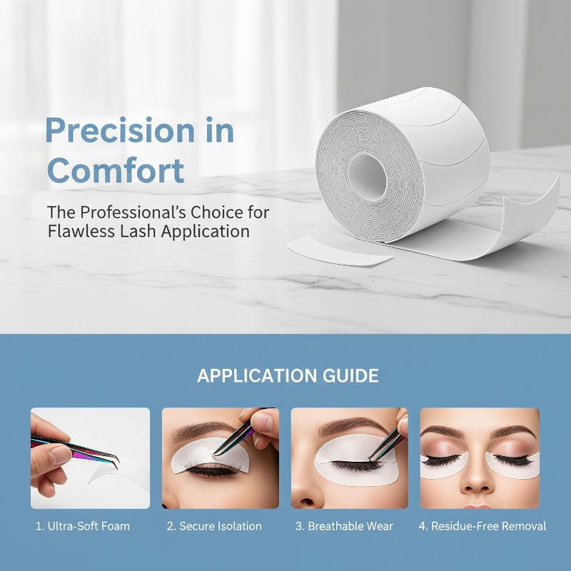 Niedrażniące piankowe taśmy po – Eyelash Extension Eye Irritation recenzja i cena