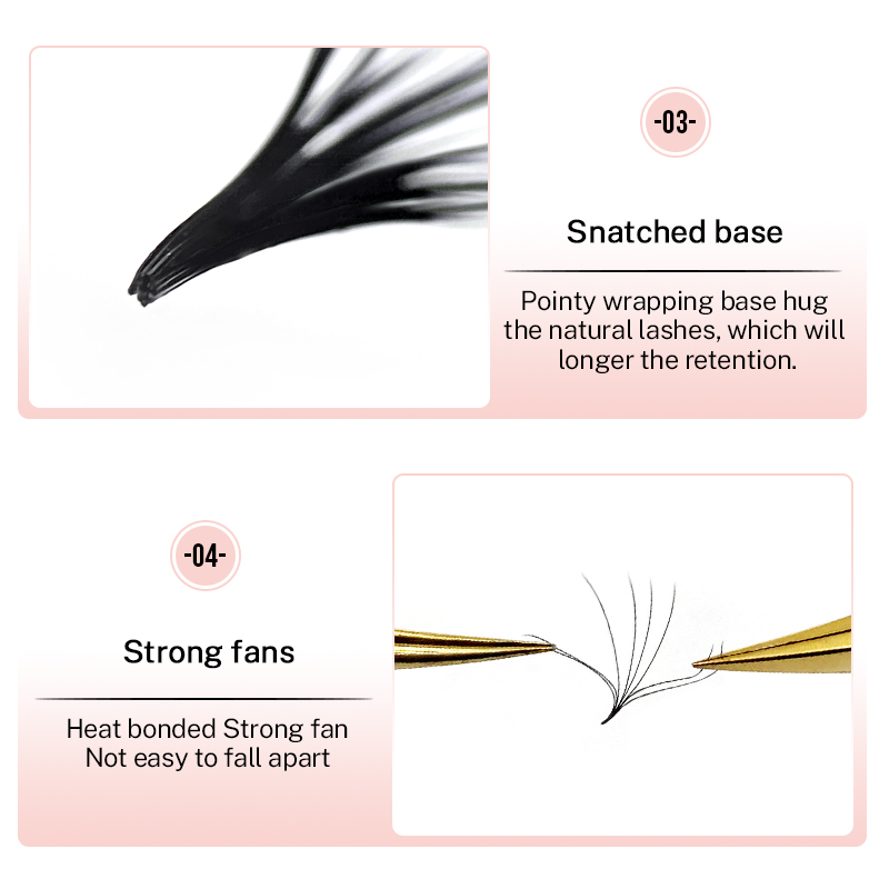 500 Premade Loose Lashes Pro M – Eyelash Extension For Asian Eyes recenzja i cena