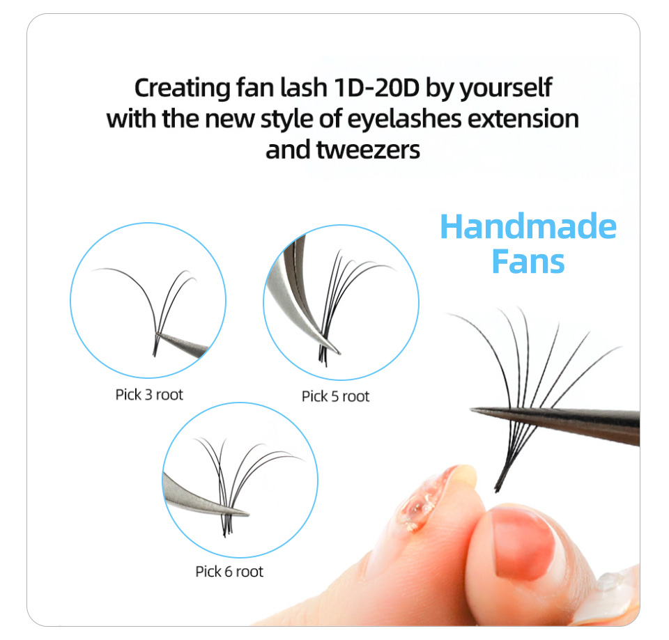 AGUUD 16 rzędów długie 16-20mm – Eyelash Extension For Asian Eyes recenzja i cena